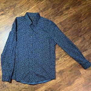 Michael kors patterned dress shirt